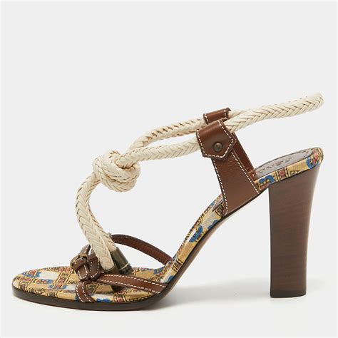 fendi rope|farfetch Fendi sandals.